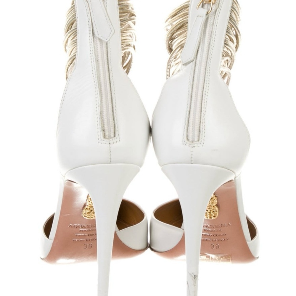 Aquazzura Leather D'Orsay Pumps - Picture 4 of 5